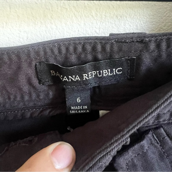 Banana republic cropped barrel cargo pants size 6 - Picture 7 of 8